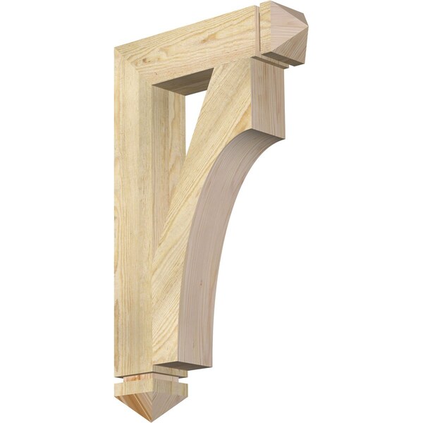 Ekena Millwork Westlake Arts & Crafts Rough Sawn Bracket, Douglas Fir, 4"W x 18"D x 30"H BKT04X18X30WTL03RDF - main